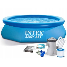 Išplečiamasis sodo baseinas 305 x 76 cm rinkinys 3in1 intex 28122