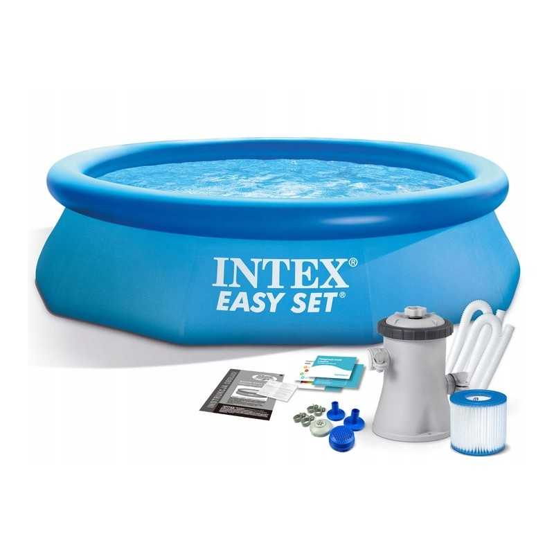 Išplečiamasis sodo baseinas 305 x 76 cm rinkinys 3in1 intex 28122