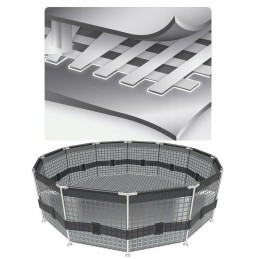 Round frame pool bestway 366 366x76 pump filter 14in1 duraplus