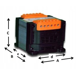 Transformatorius RGB lempoms 100 va 230 v iki 12 v