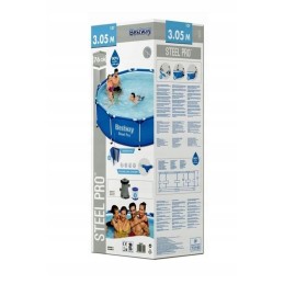 Bestway 56679 sodo karkasinis baseinas 305x76cm su 7in1 filtro siurbliu