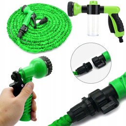 ✔️ Didelis sodo žarnų komplektas + 2 pistoletai + 2 drėkintuvai + jungtis