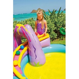 Pripučiama dinozaurų žaidimų aikštelė 302x223x112cm