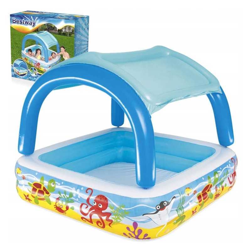 Bestway baseinas su nuimamu stogu 140 cm