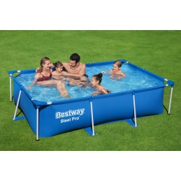 7 viename didelės šeimos tvirto rėmo baseinas 259x170x61 bestway 56403