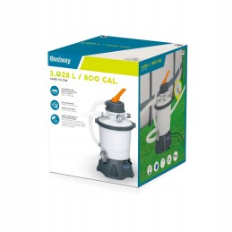 Bestway 58515 smėlio filtro siurblys baseinams 3028l h žarnų jungtys