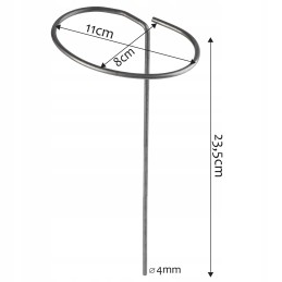 Smeigtukas smeigtukas tvirtinimui agrotekstile 100vnt