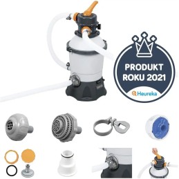 Baseino filtro siurblys, bestway 58515 smėlio filtras, žarnų jungtys