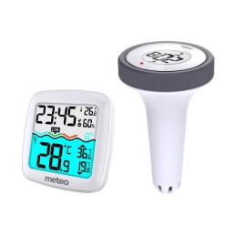 Meteo TB 2 baseino termometras, bevielis temperatūros matavimas, žadintuvas