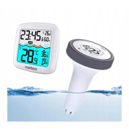Meteo TB 2 baseino termometras, bevielis temperatūros matavimas, žadintuvas