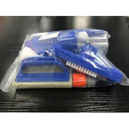 Baseino dulkių siurblys, pilnas baseino valymo rinkinys, teleskopinis stulpas