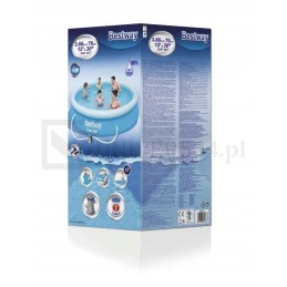 Išplėtimo baseinas 366x76 su bestway 57274 7in1 siurbliu