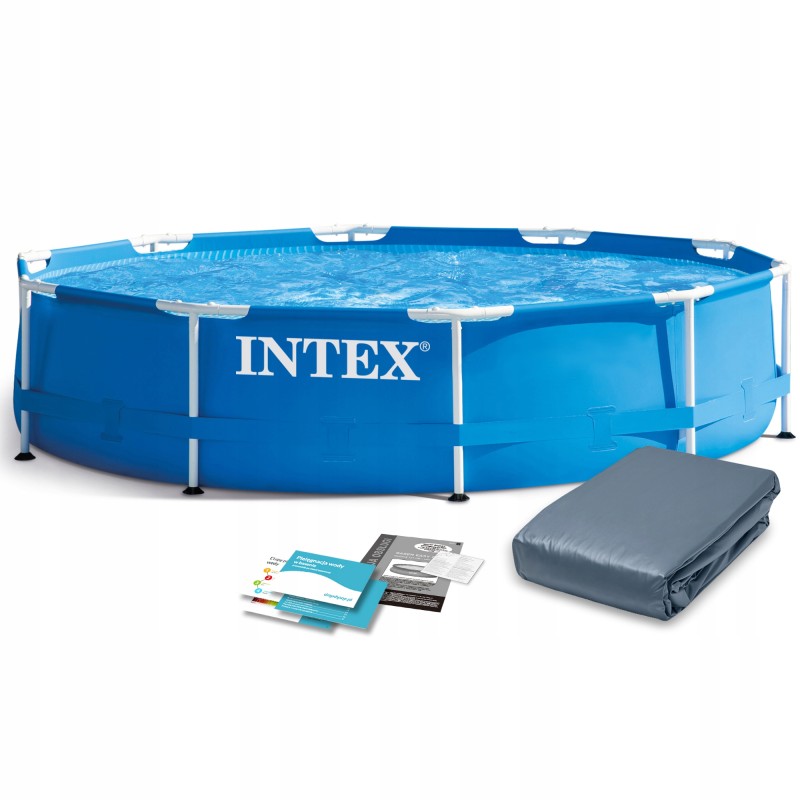 Dārza peldbaseins ar tērauda pārsegu, intex 305x76 28200