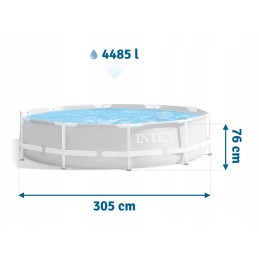 Terasest aiabassein 305 x 76 cm intex 26700