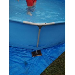 Apvalus baseinas su rėmu ir filtru, 360x76 cm, Avenli