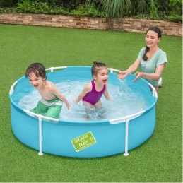 Bestway sodo rėmo baseinas 152x38cm mėlynas