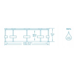 Bestway rėmo baseinas 305x76cm plieno pro 56679