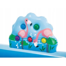 Vaikų baseinas, pripučiama džiunglių zona su vandens čiuožykla, žaidimų centras