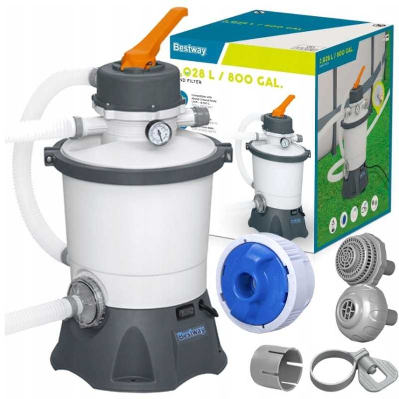 Baseino smėlio filtro siurblys 3028 lh baseino filtras bestway 58515