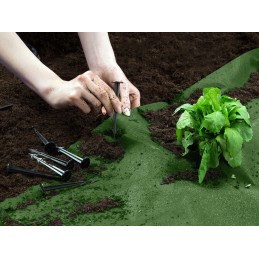 ▶agrotekstilė agrotekstilė piktžolėms 1,6x50m + 100 smeigtukų