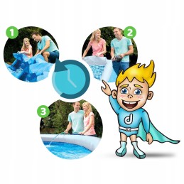 Išplečiamasis sodo baseinas 366 x 76 cm 4in1 bestway 57443