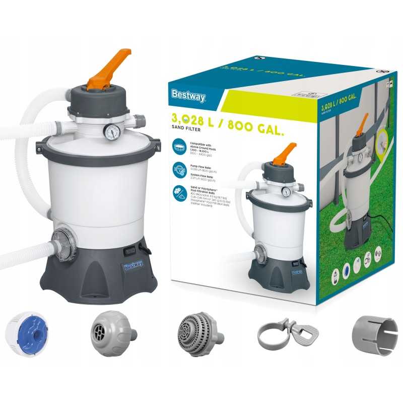 Baseino smėlio siurblys 3028 lh bestway 58515