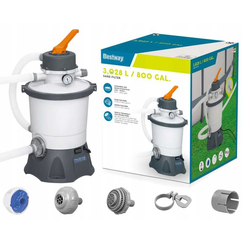 Baseino smėlio siurblys 3028 lh bestway 58515