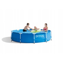 Metal frame pool 305x76 cm with intex 28202np filter pump