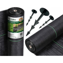 Stipri agrotekstilė agrotekstilė 90g 1,6x50m plius inkarai 004690