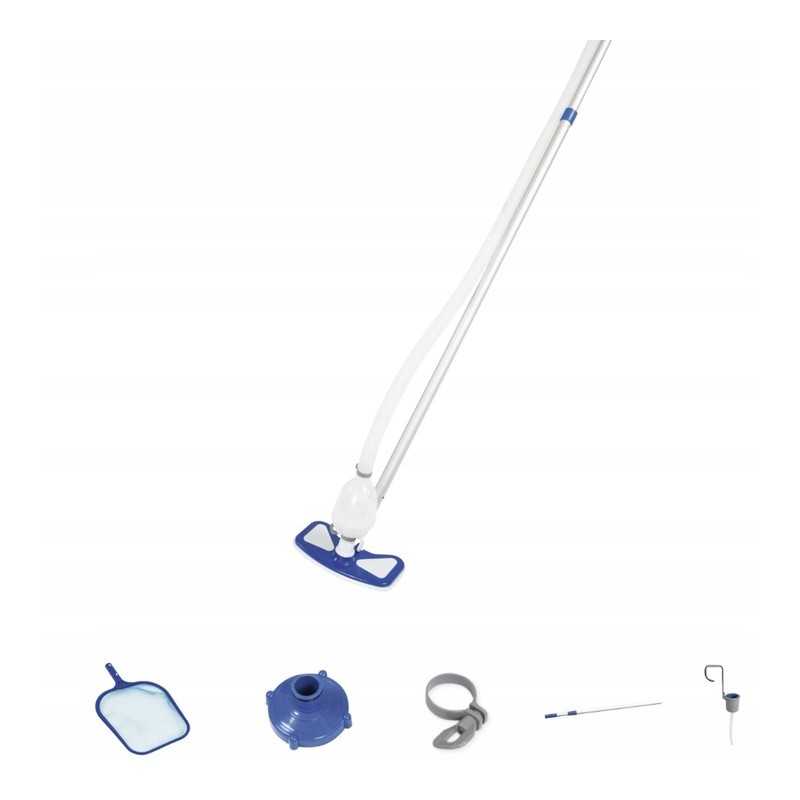 4in1 dulkių siurblio valymo rinkinys baseinui