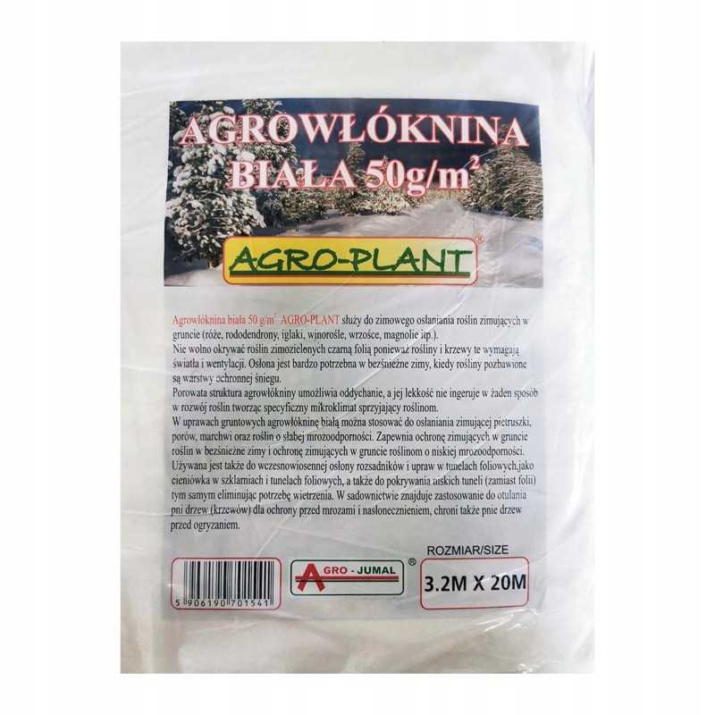 Agrowwoven baltas 3 2x20mb 50g labai storas