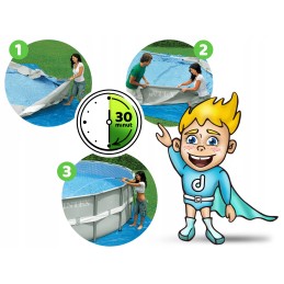 Intex 305x76cm 26700 6in1 frame garden pool