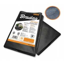 Agrotekstilė bradas juoda 1,6 x 5 m 50 g/m²
