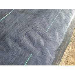 Agrotekstilė agrotekstilė juoda 90g 1,6x50m piktžolių kontrolės kilimėlis nuo piktžolių