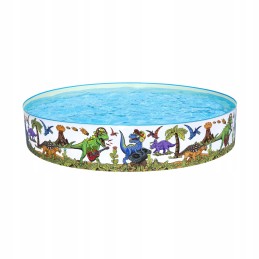 Dinozaurų sodo baseinas 244x46cm bestway 55001
