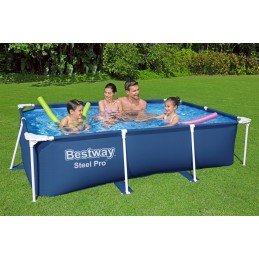 Bestway deluxejr plieno profesionalus rėmo baseinas 259x170x61 bestway sodui