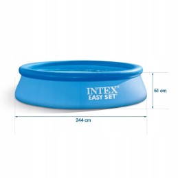 Išsiplečiantis sodo baseinas 244 x 61 cm intex 28108