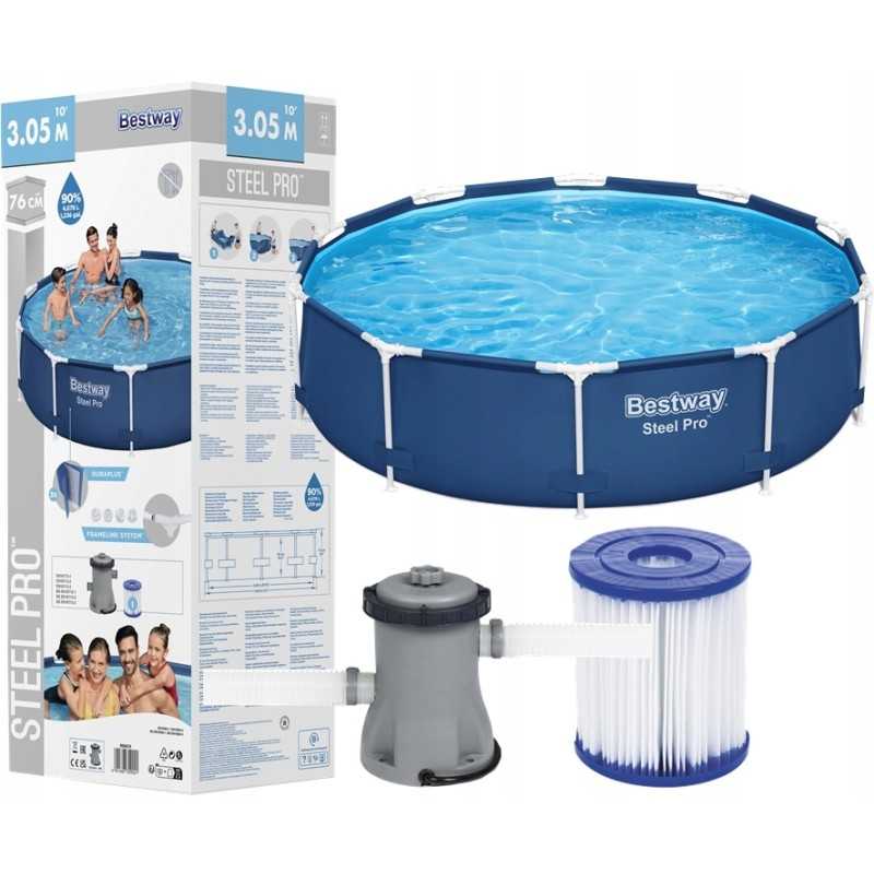 Karkasinis baseino siurblys 305x76 bestway siurblys 56679