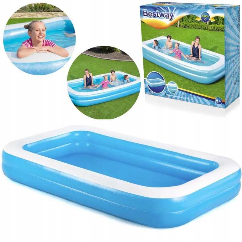 Didelis pripučiamas šeimos sodo baseinas bestway 305