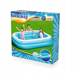 Pripučiamas baseinas mėlynas 262 x 175 x 51 cm bestway 54006