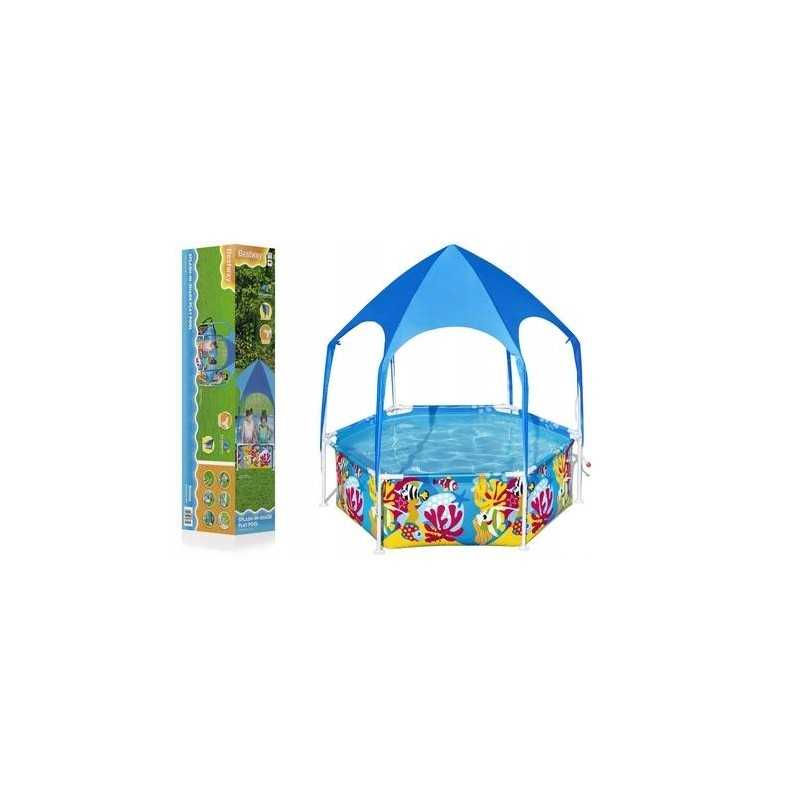 Karkasinis baseinas su stogeliu 183x51cm