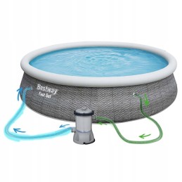 Išsiplečiantis sodo baseinas 366 x 76 cm 4in1 bestway
