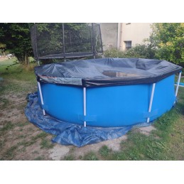 Apvalaus rėmo baseino bestway rinkinys 305x305cm