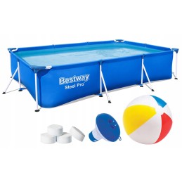7in1 rėmo baseinas 300x201x66 bestway 56404