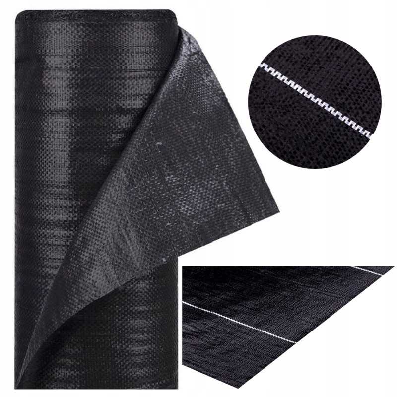 Agrotekstilė nuo piktžolių 0,8 x 100 m agrotekstilė 70 g tvirtas kilimėlis