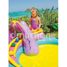 Pripučiamų dinozaurų žaidimų aikštelės priedai intex 57135