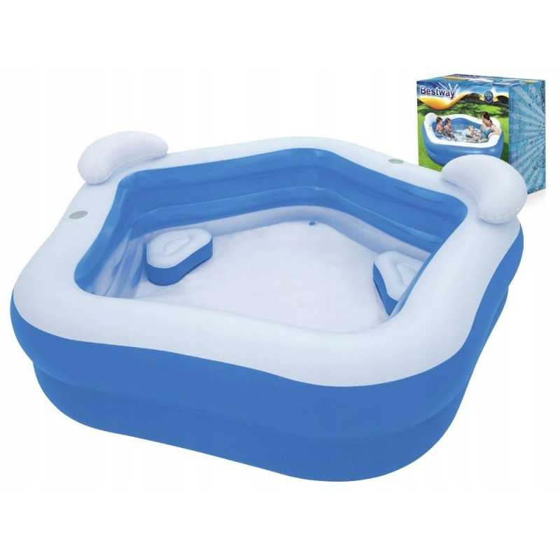 Bestway pripučiamas baseinas 213 x 206 x 69 cm 54153