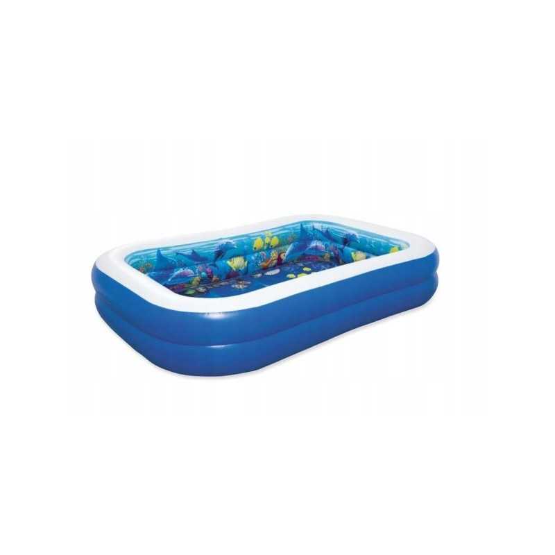 Vaikiškas pripučiamas baseinas 262x175x51cm bestway