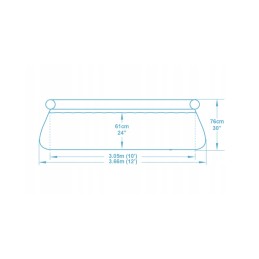 Išplečiamasis sodo baseinas 366 x 76 cm 4in1 bestway 5