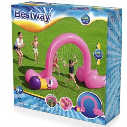 Bestway vandens užuolaida 340 x 193 pripučiamas flamingas
